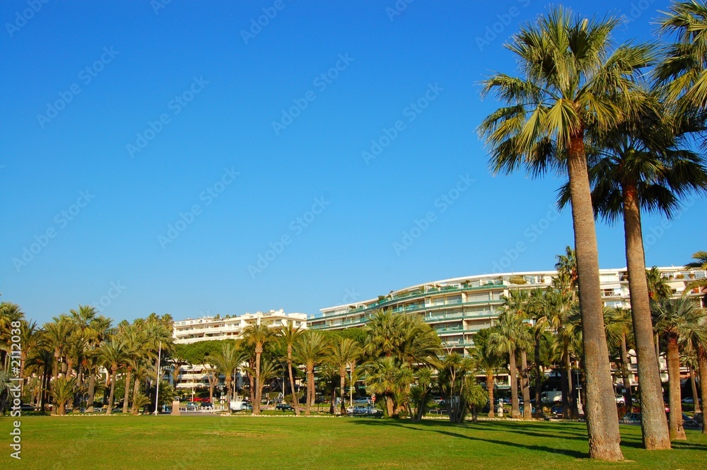 Fototapeta premium jardins de cannes