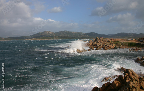 coup de vent dans les bouches de bonifacio photo