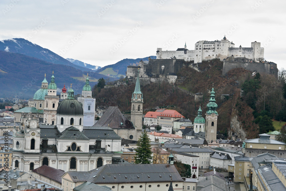 Obraz premium salzburg old district