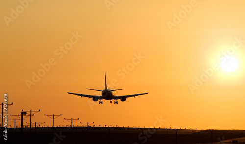 sunset jet landing 5