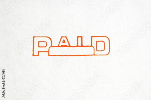 paid stamp