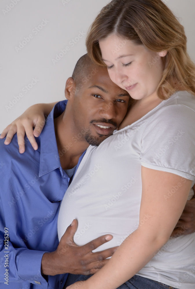 Fototapeta premium expectant couple