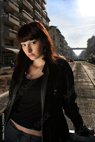 Obraz na płótnie model w salonie
