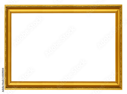 golden horizontal frame photo
