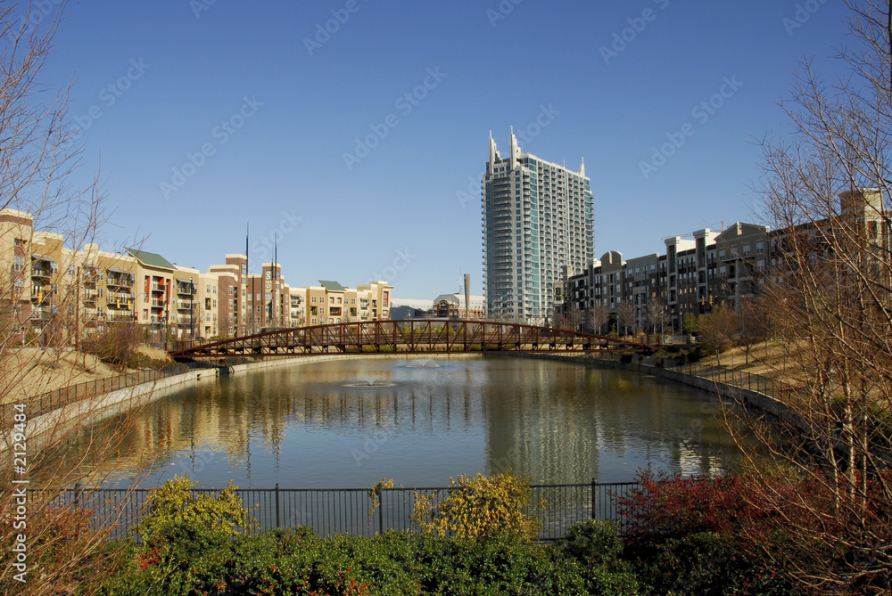 Obraz premium modern city village