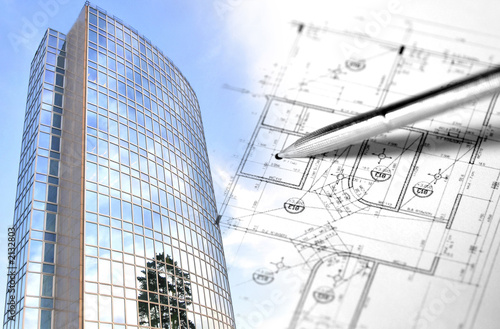 building et plan d'architecture
