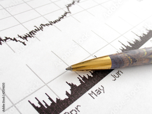 Fotografie stock chart