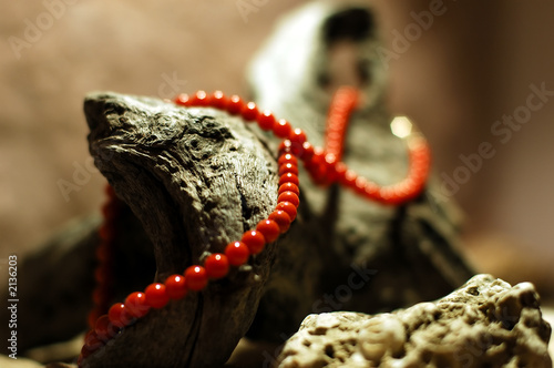 coral necklace