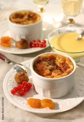 pudding aux fruits secs