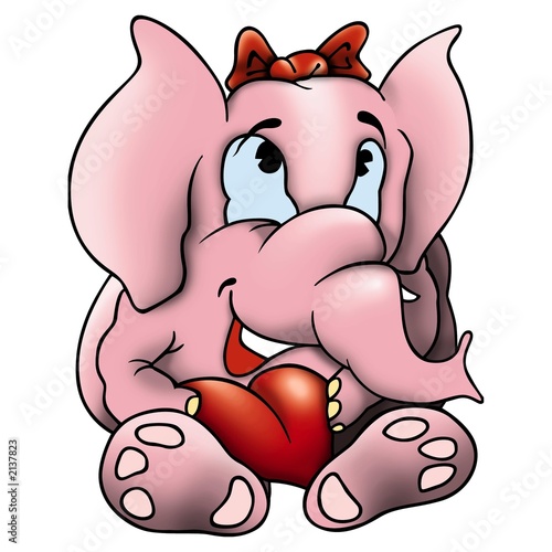 elephant and heart