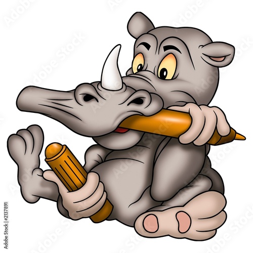 rhino and marker