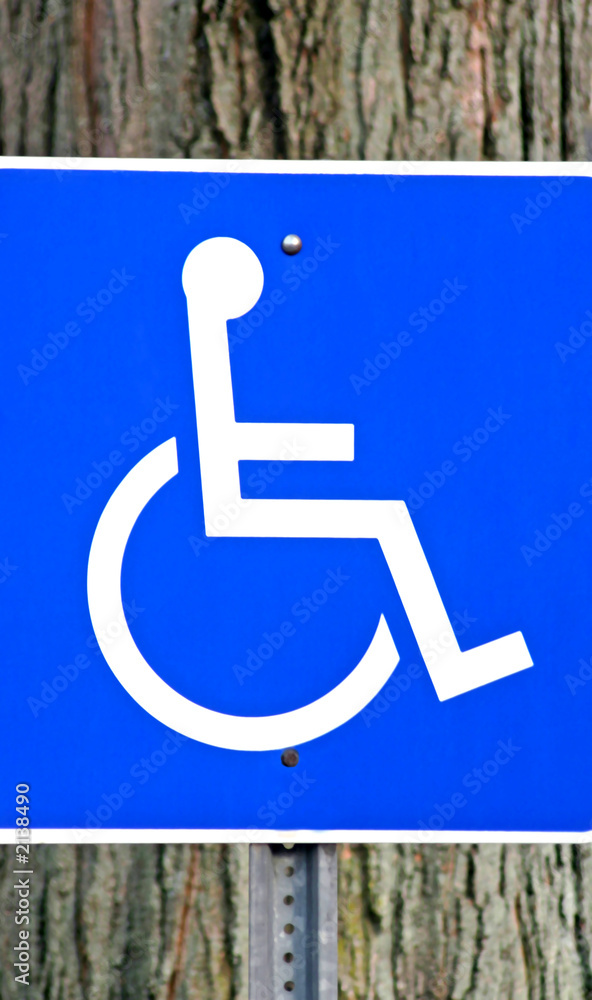 handicapped sign handicapped sign
