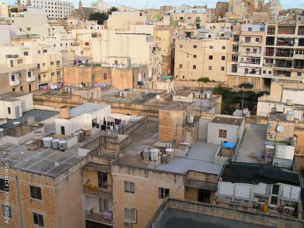 dächermeer von sliema, malta