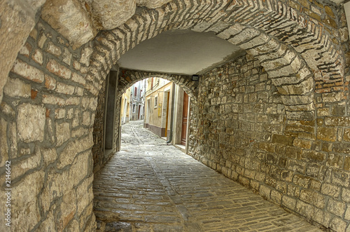 old sreet in piran