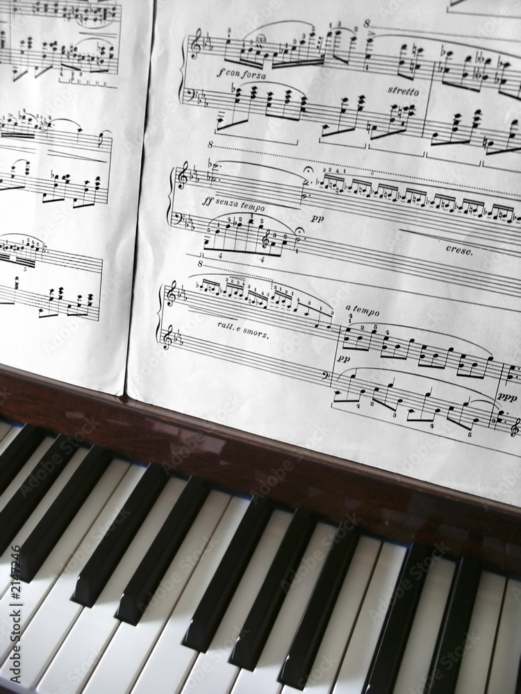 Fototapeta premium piano keys