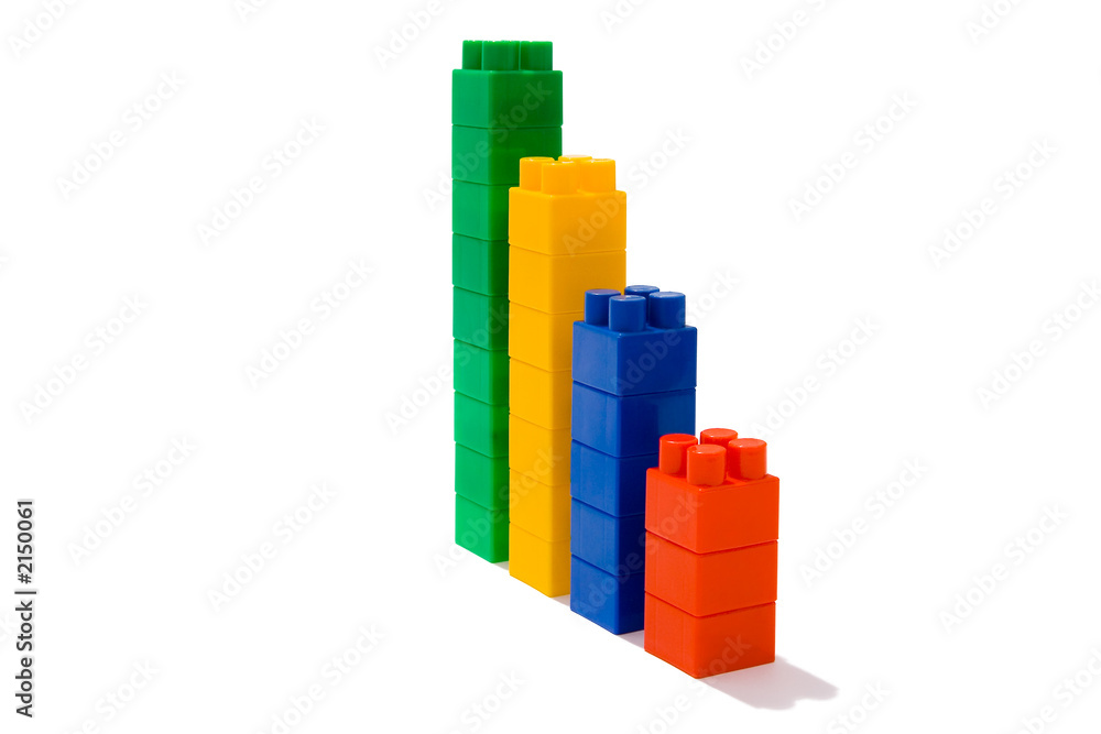 chart from toy blocks chart from toy blocks