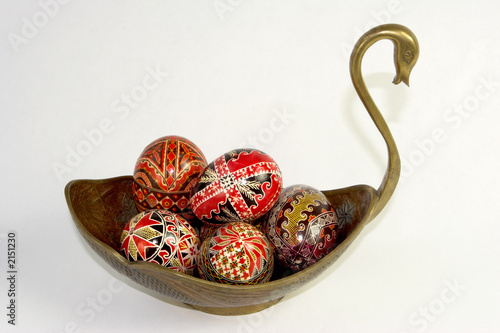 easter eggs basket