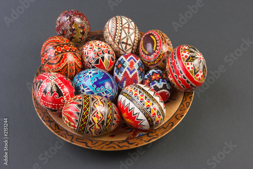 easter eggs basket