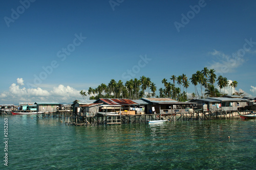 borneo fishing village