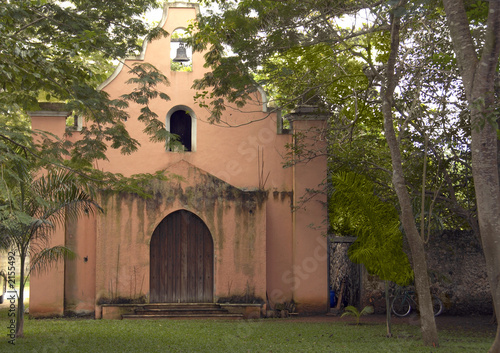 chapel on Yucatan, Mexico