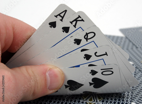royal flush poker hand