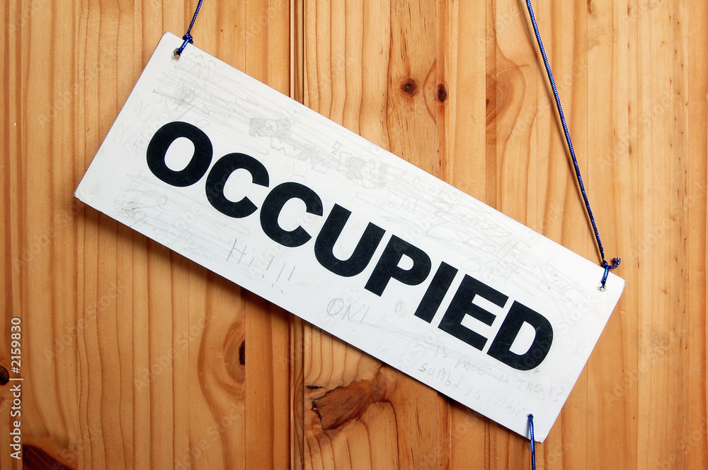 Occupied room adobe stock