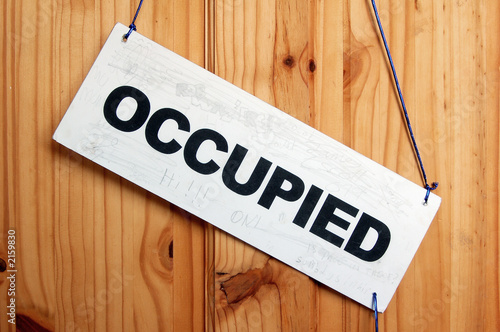 occupied room