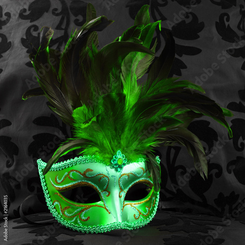 green jealous mask (venice)