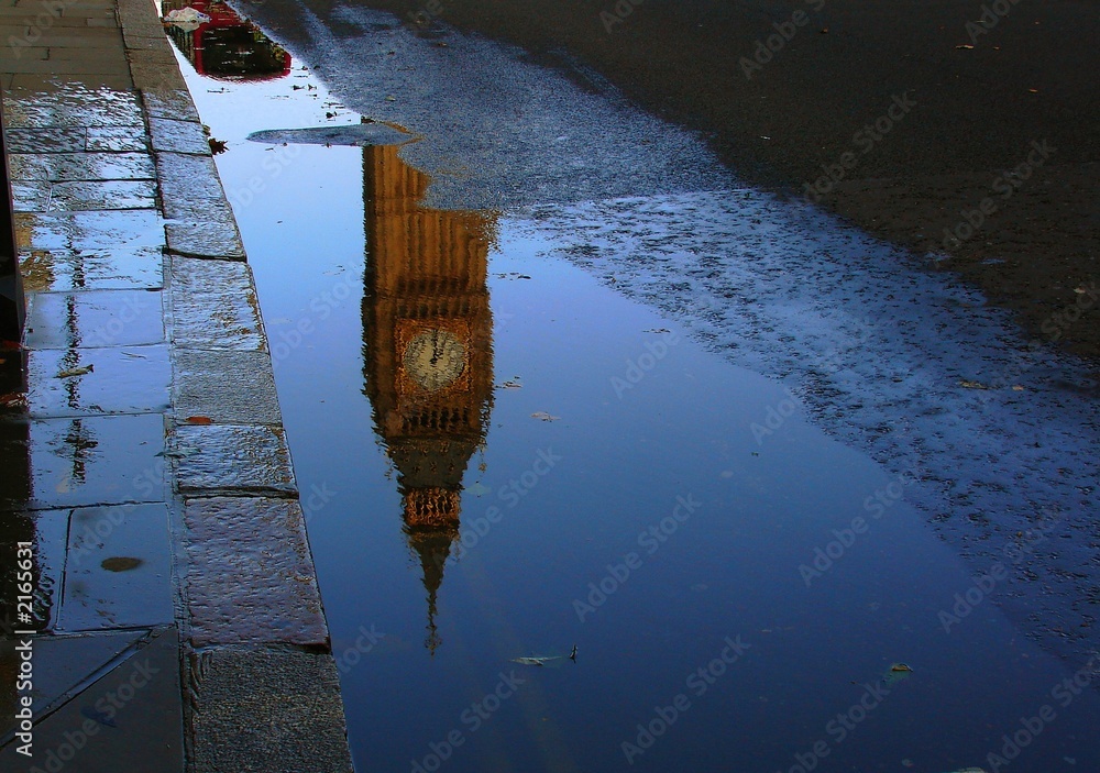 Obraz premium big ben - reflection