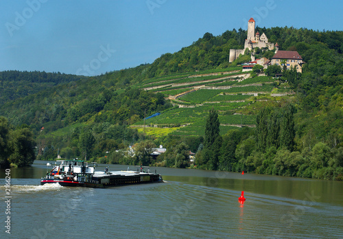 burg hornberg weinberge und neckar