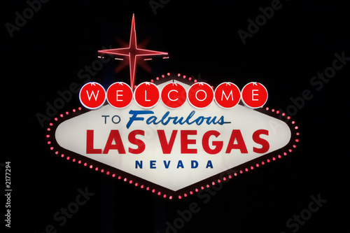 Welcome to las vegas street sign