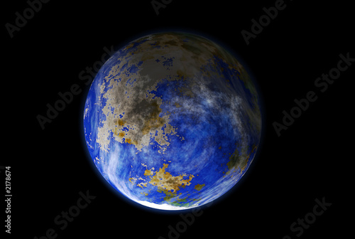 Fototapeta Naklejka Na Ścianę i Meble -  earth from space