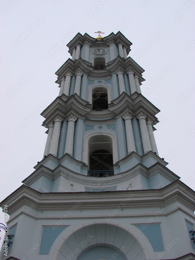 ancient christian cathedral belfry