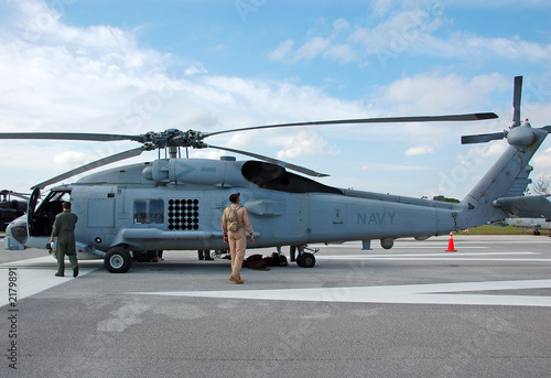 navy helicopter preparation for flight