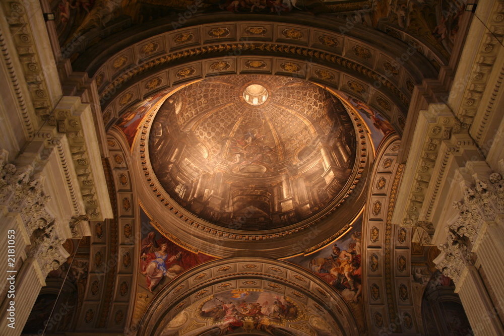 Fototapeta premium cupola di s. ignazio di loyola - roma