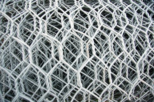 coiled chain fence