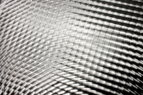metal grid blur background.