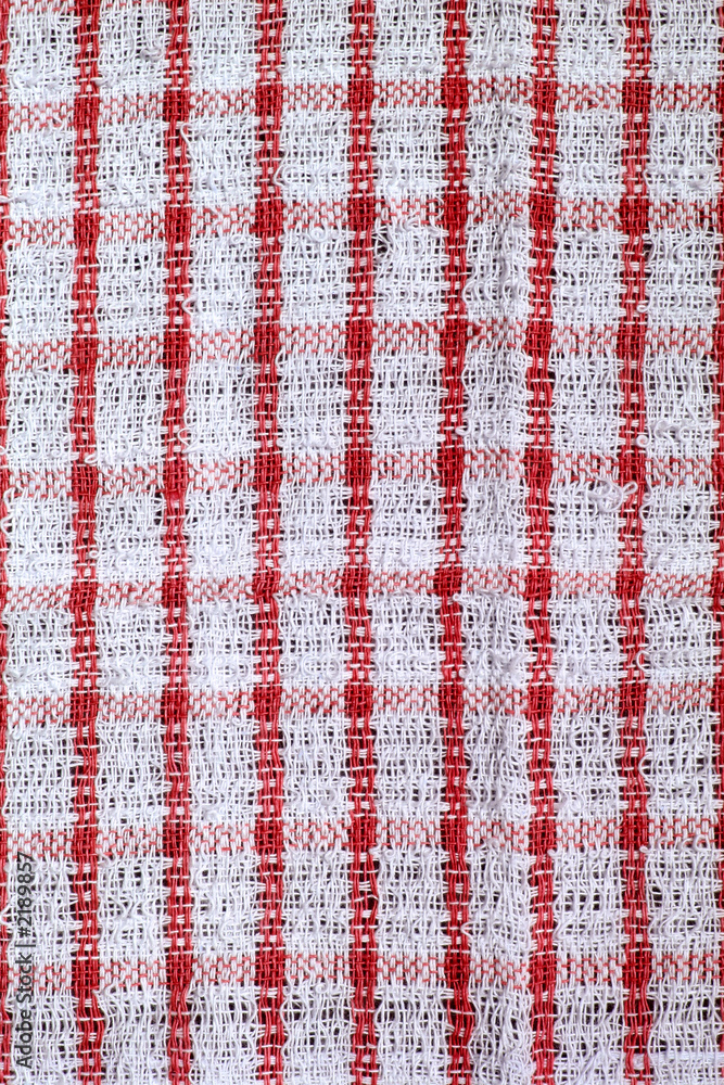 red and white checkered dishcloth. red and white checkered dishcloth.