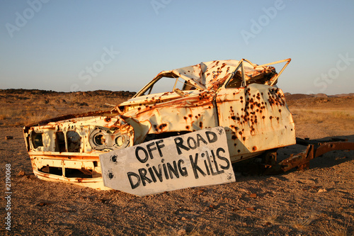 epave de voiture en namibie