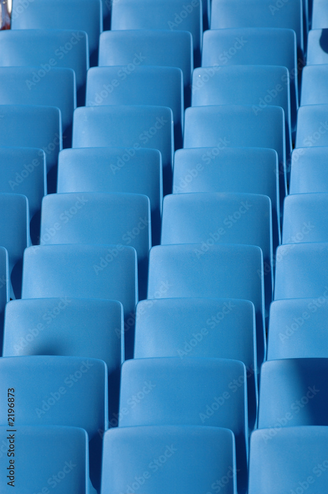 Obraz premium blue chairs
