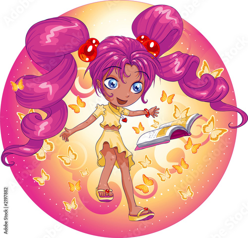 book magic girl