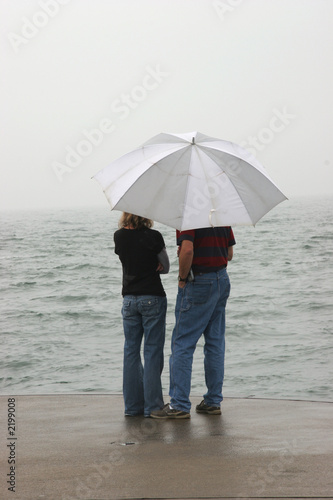 couple on pier