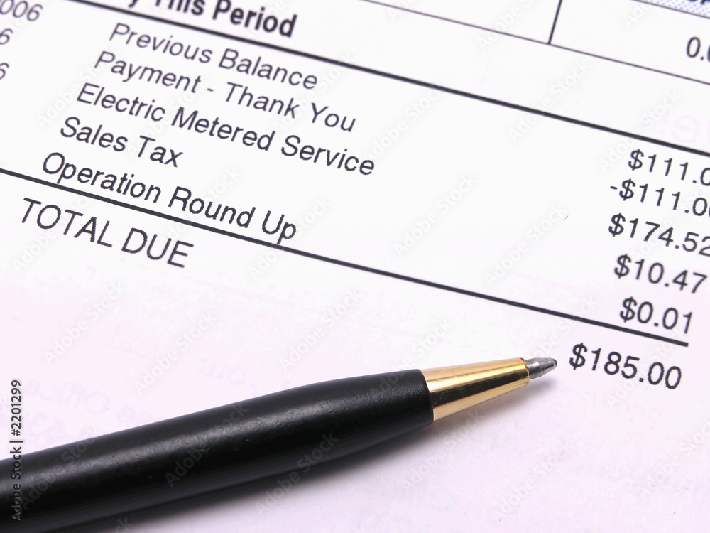 electric bill electric bill