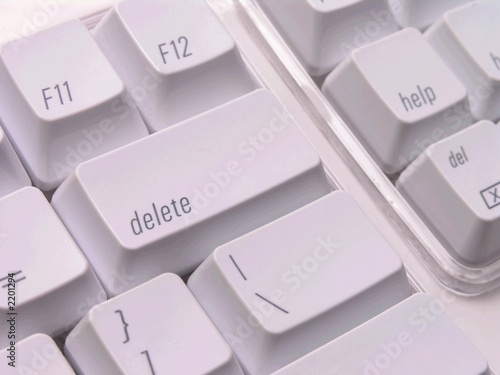 delete key on keyboard