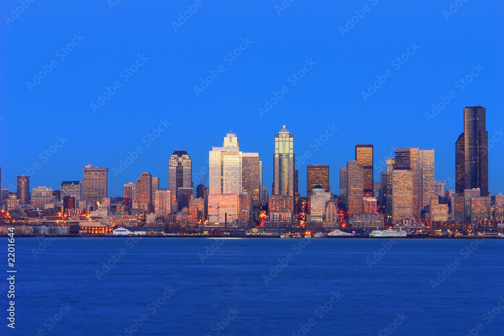 Obraz premium seattle skyline