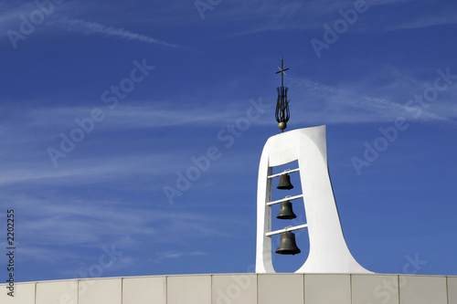 steeple with bells