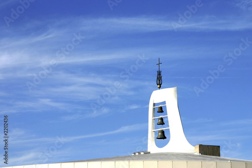 steeple with bells