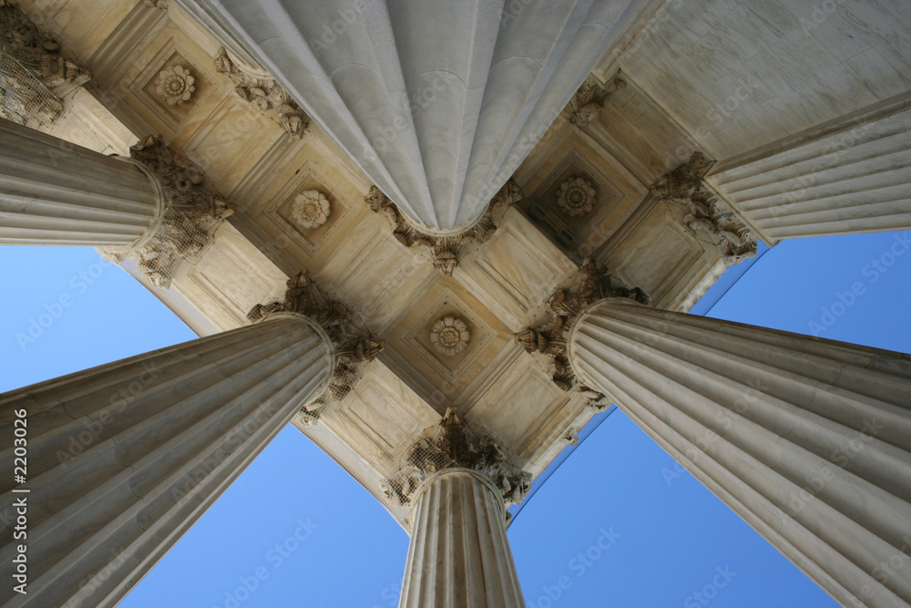 Fototapeta premium supreme court columns washington dc
