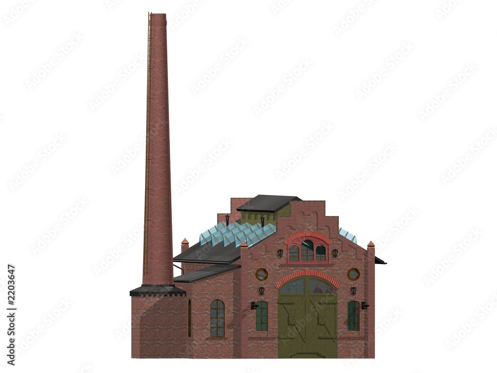 Fototapeta premium manufacture petite usine