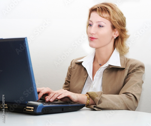 woman at work